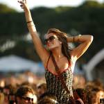 girl and crowd dancing at good vibration concert