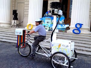 tricicleta GOOGLE - Street View mapping